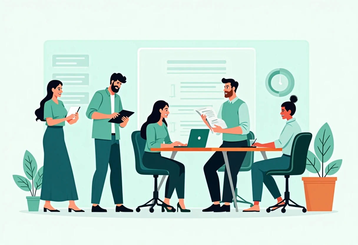 Logistics team collaboration