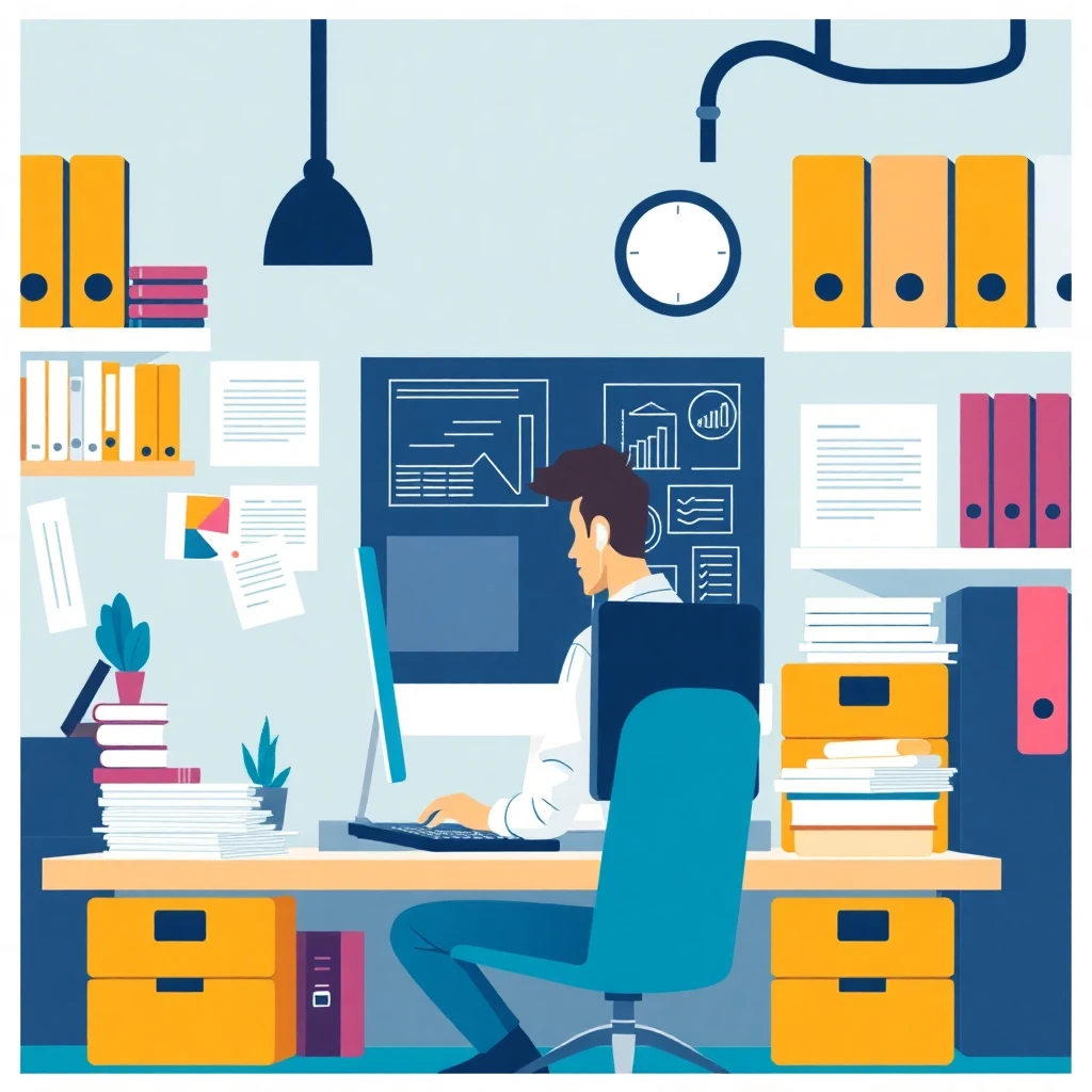 Efficient multitasking in an office