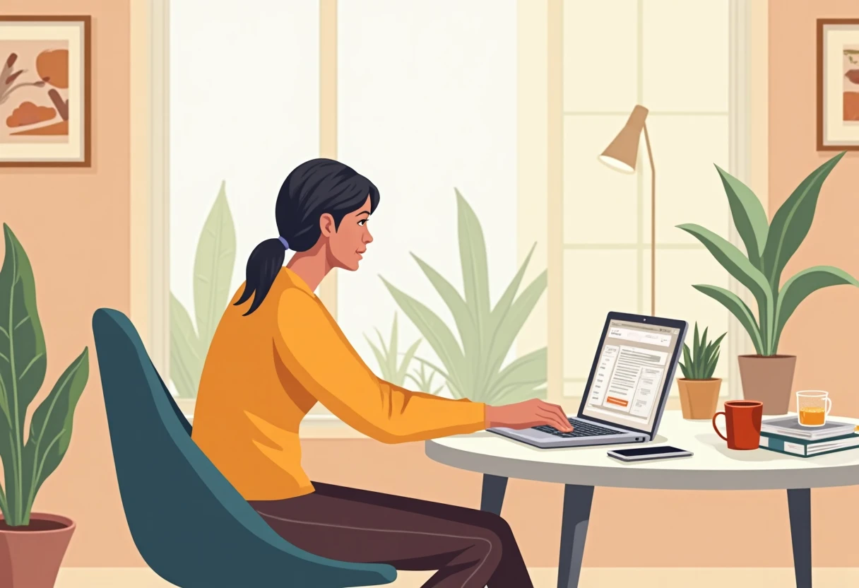 Remote finance work setup