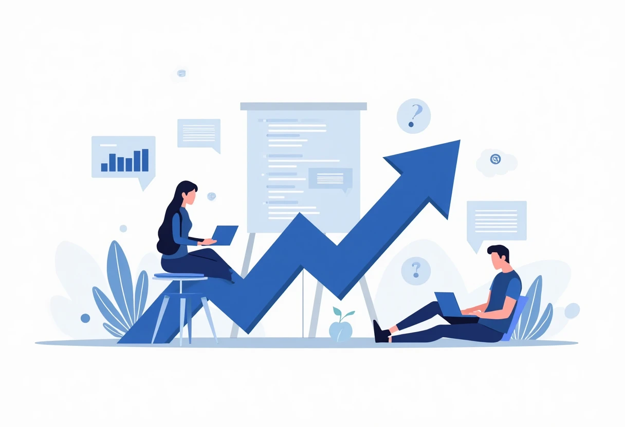 Abstract illustration of remote work flexibility