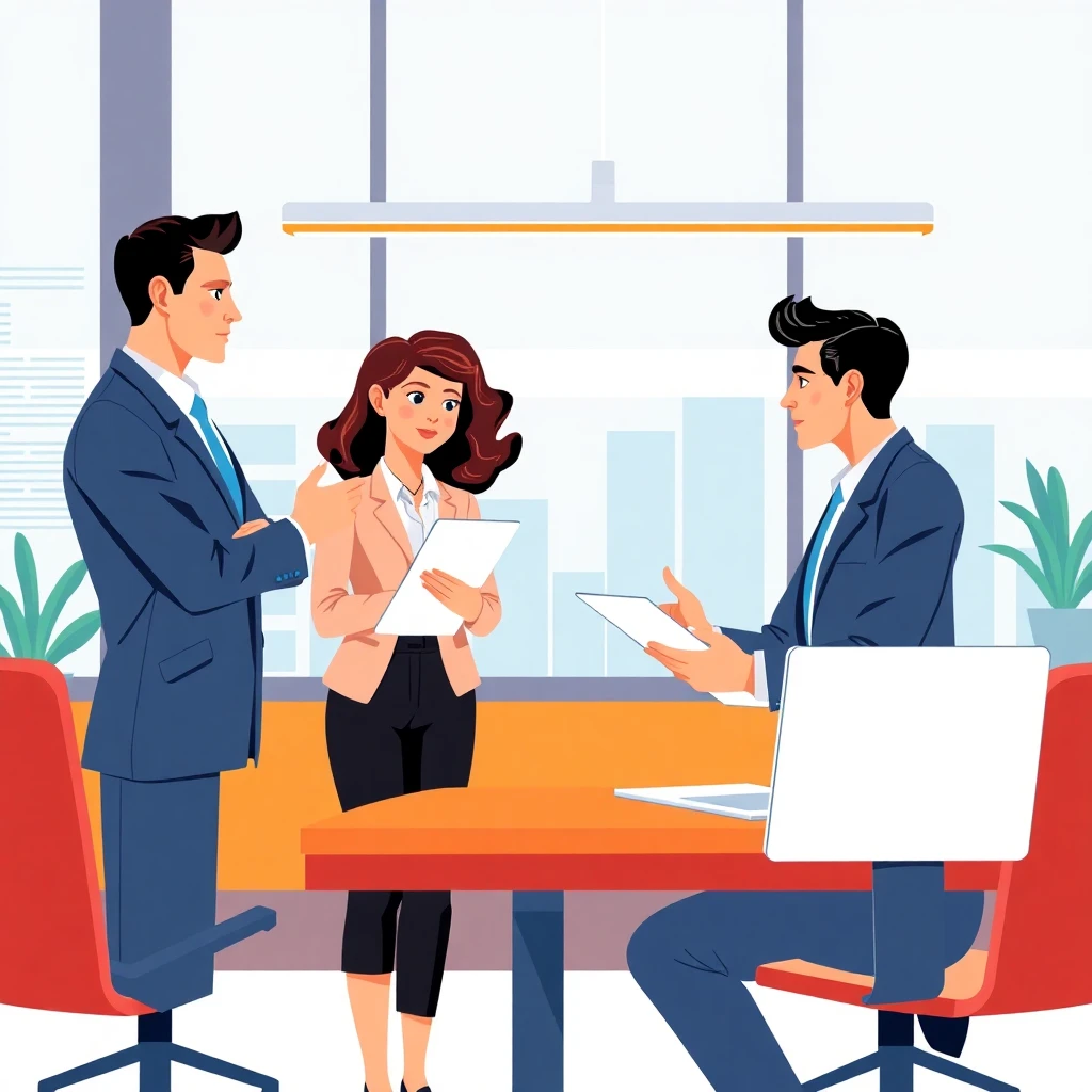 Discussing sales strategies