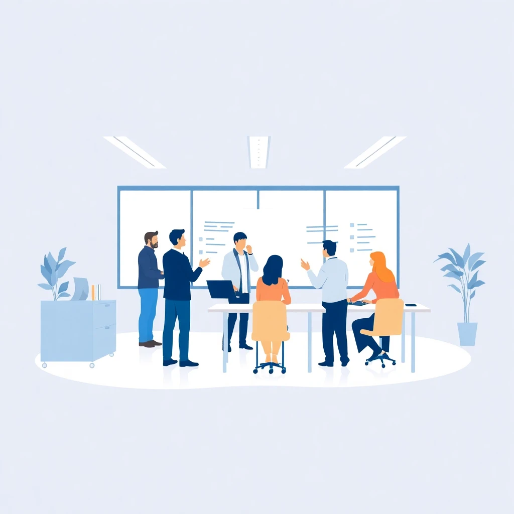 Educators collaborating