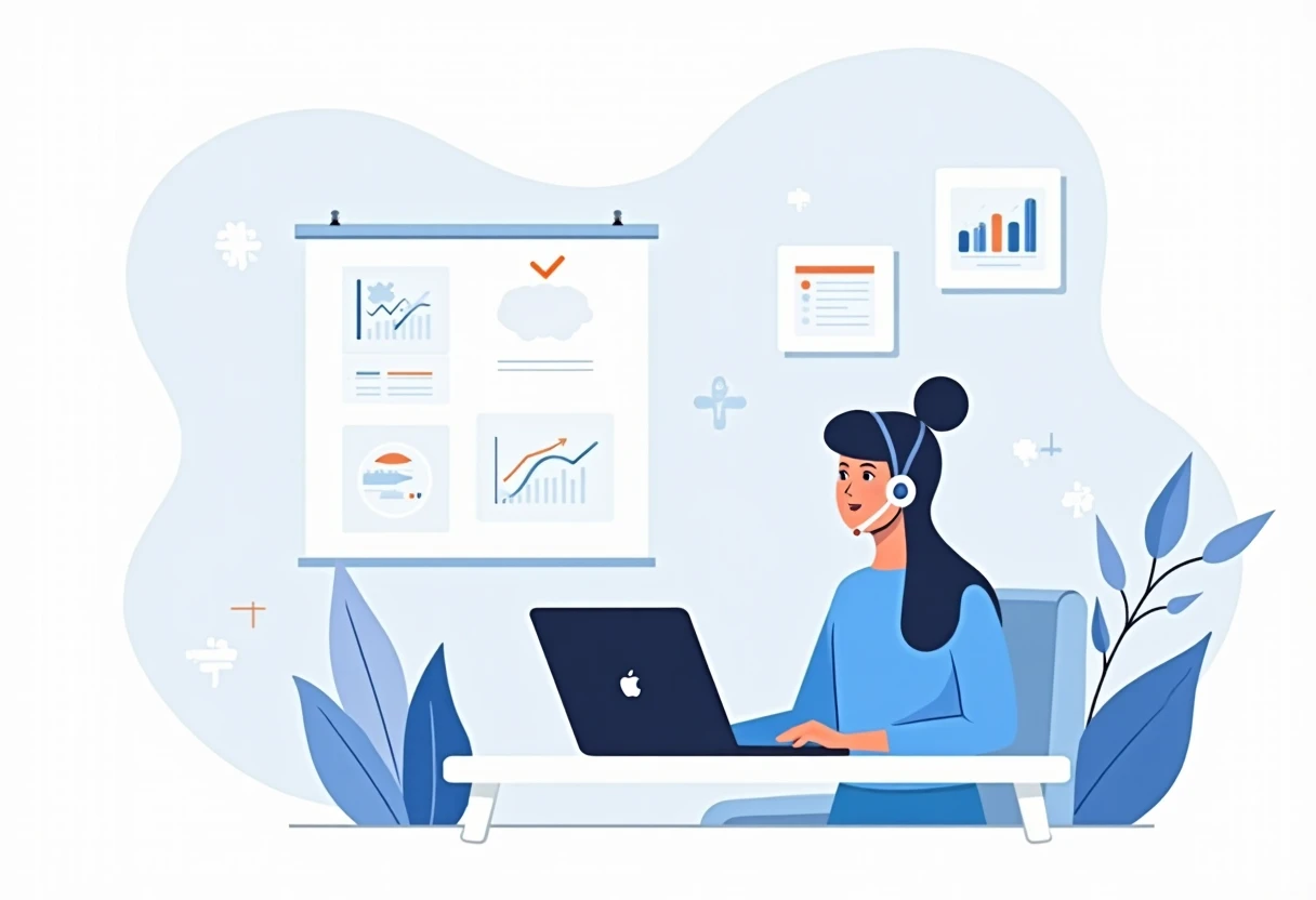 Remote customer service work