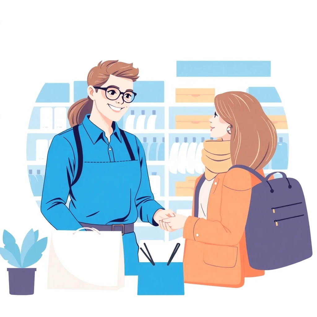 Friendly retail interaction